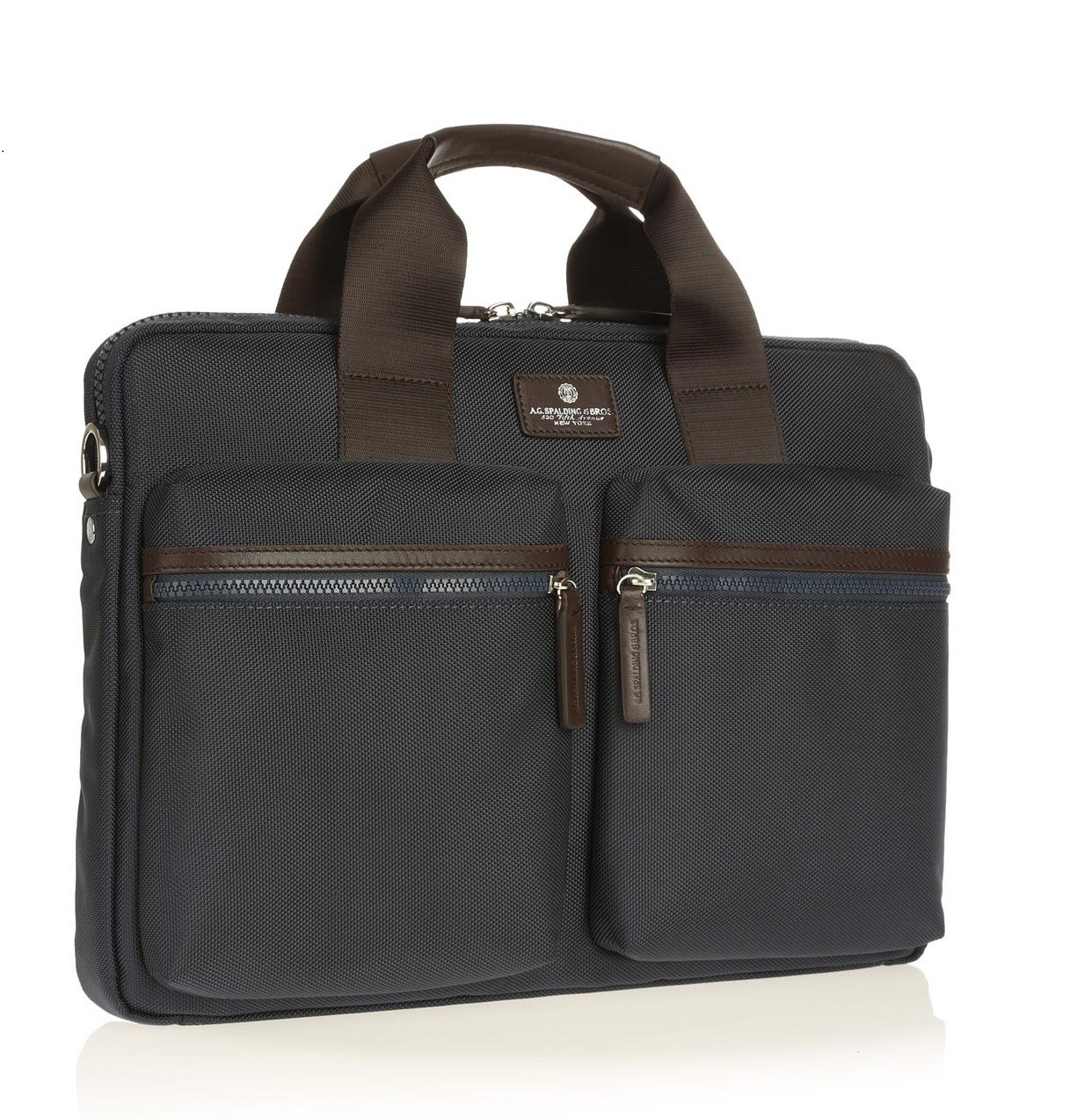 CARTELLA 1 ZIP - SLY - BLU/TESTA DI MORO