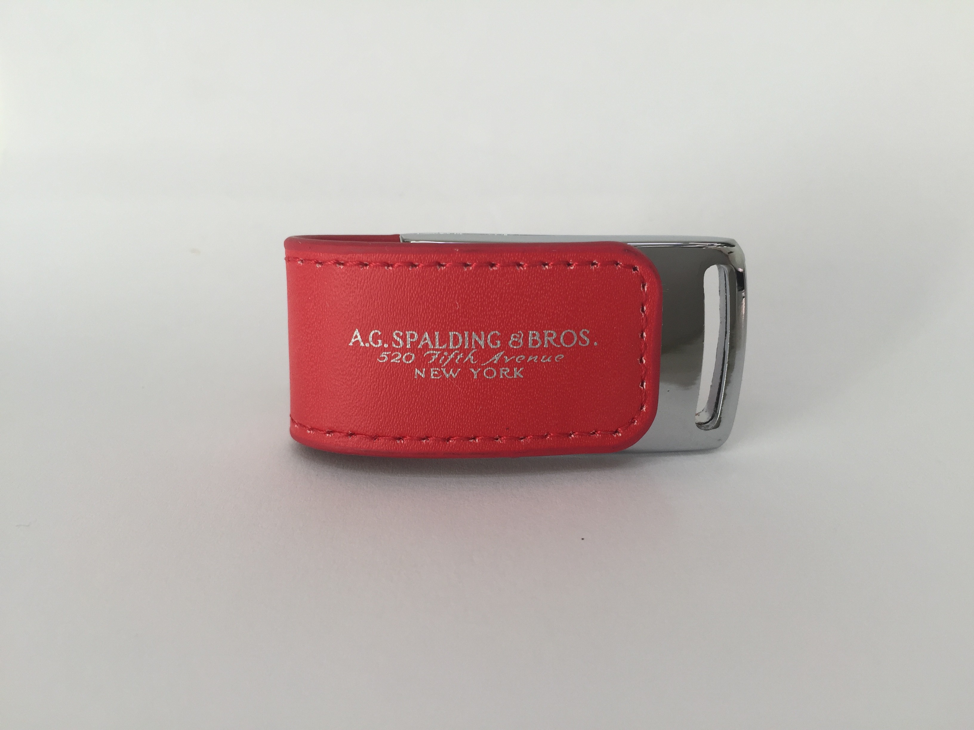 NEW FOLDING LEATHER USB KEY 16 GB