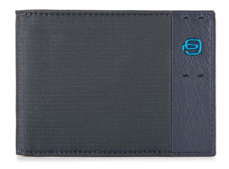 Portafoglio uomo porta 12 carte di credito P16 Chev Blu 