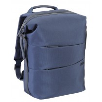 ZAINO CON 2 TASCHE FRONTALI - BLU
