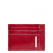 Bustina porta carte di credito rfid BLUE SQUARE ROSSO