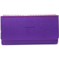 PLANNER DA SCRIVANIA IN SAFFIANO VIOLA