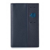 Porta carte di credito verticale P15 Blu Notte