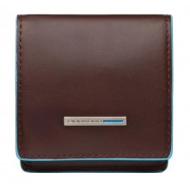 Portamonete a tacco quadrato Blue Square Mogano